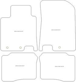 Tappetini per auto Hyundai i20 (GB) 2019-07.2020