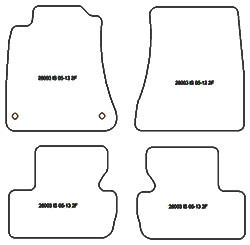 Tappetini per auto Lexus IS (XE20) 2005-2013