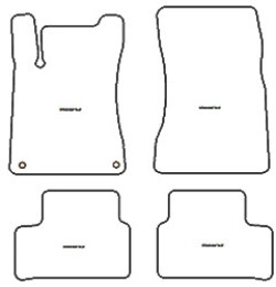 Tappetini per Mercedes Classe B (W247) (anche Plug-in Hybrid) 2019- MTM Top