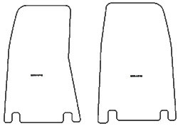 Tappetini per auto MG A 1957-1962