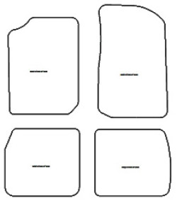 Tappetini per auto Suzuki Vitara +V6 4 porte 1995-1999