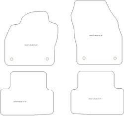 Tappetini per Volkswagen T-Cross 2019- MTM Top