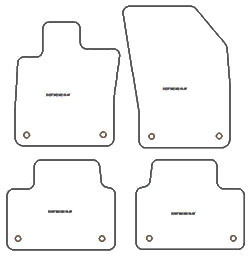 Tappetini per auto Volvo S60 III 2019-