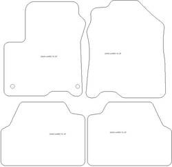 Tappetini per Kia e-Niro 2019-07.2022 MTM Top