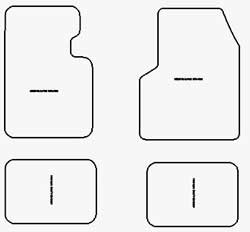 Tappetini per auto Renault R5 Alpine 1978-1984