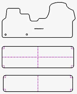 Tappetini per auto Peugeot Traveller / e-Traveller (electric) 2018-