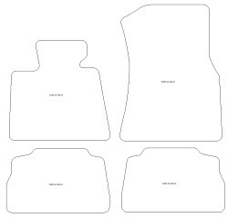 Tappetini per auto BMW X6 (G06) 2020-