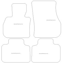 Tappetini auto per Mini Countryman (F60) Plug-in Hybrid 2020-10.2023