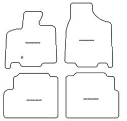 Tappetini per auto Chrysler Grand Voyager IV STOW'N GO 2001-2007