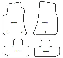 Tappetini per Dodge Challenger 2014- MTM Top