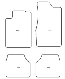 Tappetini per auto Peugeot 405 1987-1996