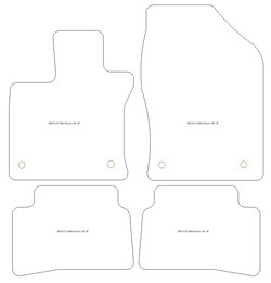 Tappetini per auto Lexus UX 300e Electric 2020-