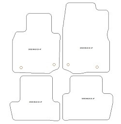 Tappetini per auto Mazda MX-30 Electric 2020-