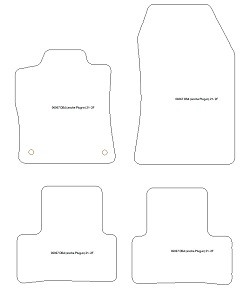 Tappetini per DS DS4 (anche E-Tense Plug-in Hybrid) 2021- MTM Top
