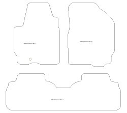 Tappetini per Ford Maverick 5 porte 2001-/ MTM Top