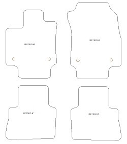 Tappetini auto per Lexus NX (AZ20) 2021- top