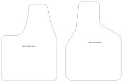 Tappetini auto per Ligier Nova - top