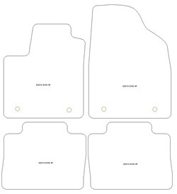 Tappetini auto per MG EHS 2021- top