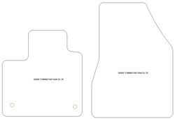 Tappetini per Nissan Townstar van 01.2022- MTM Top