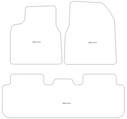 Tappetini auto per Aiways U5 2020- top