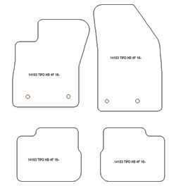 Tappetini per Fiat Tipo (Type 356) Station wagon 02.2017- MTM Top