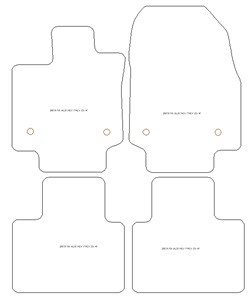 Tappetini per Lexus RX (AL30) Hybrid / Plug-in Hybrid 2023- MTM Top