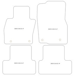 Tappetini per Mazda CX-60 Hybrid / Plug-in Hybrid 2022- MTM Top