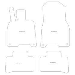 Tappetini per Mercedes EQE (V295) 2022- MTM Top