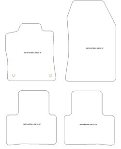 Tappetini auto per Opel Astra L Sports Tourer (anche Plug-in Hybrid) 2022-