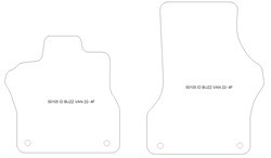 Tappetini per Volkswagen ID.Buzz Van 2022- MTM Top