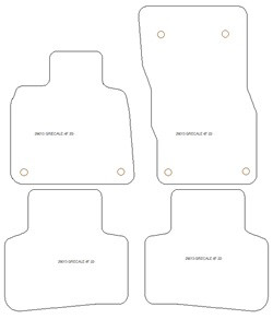 Tappetini per Maserati Grecale 2022- MTM Top