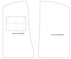 Tappetini per MG B (4) 1962-1965 MTM Top