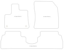 Tappetini per Fiat Doblo III / e-Doblo (Electric) 2023- MTM Top