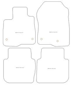 Tappetini per Honda CR-V V e:PHEV Plug-in Hybrid 2023- MTM Top