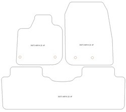 Tappetini auto per Nissan Ariya 09.2022-
