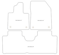 Tappetini auto per Volvo EX30 2023-