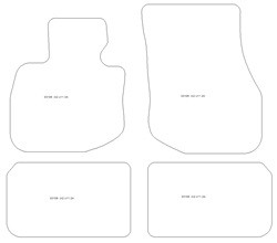 Tappetini auto per BMW iX2 (U10) 03.2024-