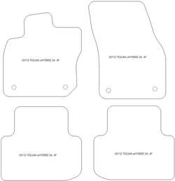 Tappetini auto per Volkswagen Tiguan III eHybrid 2024-