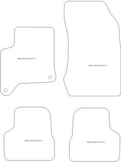 Tappetini auto per Opel Corsa F Hybrid 09.2023-