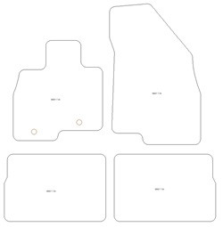 Tappetini auto per Jaecoo 7 2023-