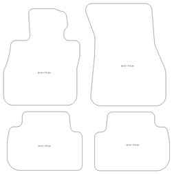 Tappetini auto per BMW Serie 1 (F70) Hatchback 2024-