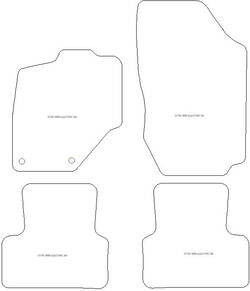 Tappetini auto per Peugeot 2008 II Hybrid 2024-