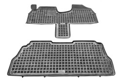 Tappetini per Fiat Ulysse 5 posti 1994-11.2010 MTM 3D gomma