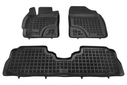 Tappetini per Toyota Prius + 2011- MTM 3D gomma