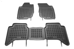 Tappetini per Toyota Hilux 4 porte 2006-2011 MTM 3D gomma