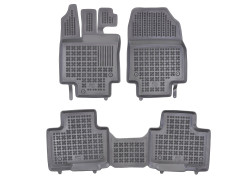 Tappetini per Toyota Highlander 5 posti Hybrid 2021- gomma vaschetta