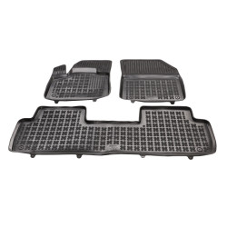 Tappetini per Peugeot 5008 II 7 posti 07.2017-2024 MTM 3D gomma