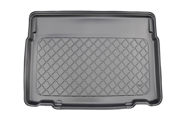 Flex Floor MTM Vasca Baule C3 Aircross 2017- Protezione Bagagliaio su Misura con Antiscivolo cod 7680 Utilizzo: Piano Baule Alto; Versione con Piano Regolabile