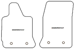 Tappetini Gomma Per C7 Corvette 2014-2019: Protezione Antiscivolo Inodore, 4 Pezzi Specifici